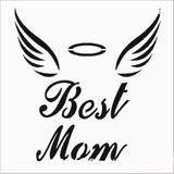 Stencil Sarayi Boyama Şablon Yazı ve Numaralar - 8237 - 50X50