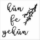 Stencil Sarayi Boyama Şablon Yazı ve Numaralar - 8381 - 50X50