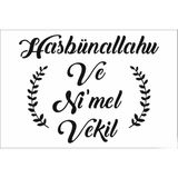 Stencil Sarayi Boyama Şablon Yazı ve Numaralar - 8420 - 40X60