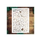 Stencil Tasarım Mıx039 Çatlatma- Dekoratif Duvar, Fayans Ve Eşya Boyama Şablonları 21x30cm MIX039