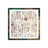 Stencil Tasarım Mıx048 - Dekoratif Duvar, Fayans Ve Eşya Boyama Şablonları 25x25cm MIX048