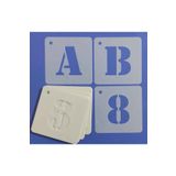 StencilSepeti Army Bold Harf Ve Rakam Seti - Stencil Boyama Şablonu 5x5cm