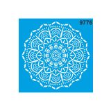 StencilSepeti Mandala Desen - Stencil Boyama Şablonu