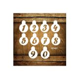 STENCİLTASARIM Cakes Stencil St427 Pasta, Kurabiye, Kek Süsleme Şablonları