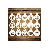 STENCİLTASARIM Cakes Stencil St471 Halloween 15 Li Set Pasta,kurabiye, Kek Süsleme Şablonları