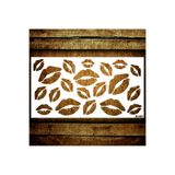 STENCİLTASARIM Cakes Stencil St483 Dudak ,Pasta, Kurabiye, Kek Süsleme Şablonları