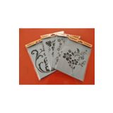 STENCİLTASARIM Stencil Tasarım 15x20 Cm, 4 Parça Şablon No:2 - Dekoratif Duvar, Eşya, Fayans,kumaş Boyama Şablonlar