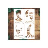 STENCİLTASARIM Stencil Tasarım 4 Adet 15x20cm Atatürk Şablonu SET40 Pasta, Ahşap, Duvar Şablonu