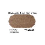 STENCİLTASARIM Stencil Tasarım 4 mm Lazer Kesim Ham Ahşap Penye İp Puset, Sepet Örme Tabanlık TBN0030