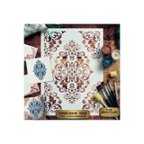 STENCİLTASARIM Stencil Tasarım Da028- Dekoratif Duvar, Fayans Ve Eşya Boyama Şablonları 35x49 Cm