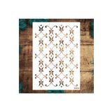 STENCİLTASARIM Stencil Tasarım - Dekoratif Duvar, Fayans Ve Eşya Boyama Şablonları 21x30cm R003