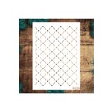 STENCİLTASARIM Stencil Tasarım - Dekoratif Duvar, Fayans Ve Eşya Boyama Şablonları 21x30cm R024