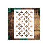 STENCİLTASARIM Stencil Tasarım - Dekoratif Duvar, Fayans Ve Eşya Boyama Şablonları 21x30cm R045