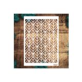 STENCİLTASARIM Stencil Tasarım - Dekoratif Duvar, Fayans Ve Eşya Boyama Şablonları 21x30cm R047