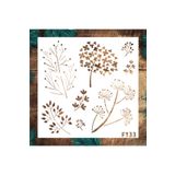 STENCİLTASARIM Stencil Tasarım - Dekoratif Duvar, Fayans Ve Eşya Boyama Şablonları 25x25cm F133