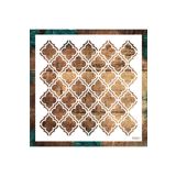 STENCİLTASARIM Stencil Tasarım - Dekoratif Duvar, Fayans Ve Eşya Boyama Şablonları 25x25cm R051