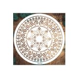 STENCİLTASARIM Stencil Tasarım Dnt007- Dekoratif Duvar, Eşya,kumaş,fayans Boyama Şablonları 30x30 Cm