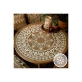 STENCİLTASARIM Stencil Tasarım Dnt007 Mandala- Dekoratif Duvar, Eşya,kumaş,fayans Boyama Şablonları