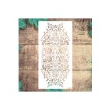 STENCİLTASARIM Stencil Tasarım Duvar, Ahşap, Cam, Fayans Boyama Deseni HD280