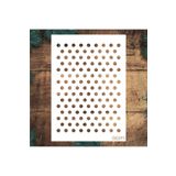 STENCİLTASARIM Stencil Tasarım Ge011 Puantiye - Dekoratif Duvar Ve Eşya Boyama Şablonları 21x30 Cm
