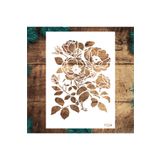 STENCİLTASARIM Stencil Tasarım Güller - Dekoratif Duvar, Fayans Ve Eşya Boyama Şablonları 25x35cm F034