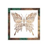 STENCİLTASARIM Stencil Tasarım H056 Kelebek Duvar, Eşya,kumaş,fayans Boyama Şablonları