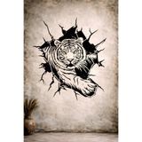 STENCİLTASARIM Stencil Tasarım H057 Aslan , Ahşap, Duvar ,Kumaş v.b Desen Aktarma Şablonu