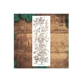 STENCİLTASARIM Stencil Tasarım Hd128 Kuşlu Duvar Desen- Dekoratif Duvar, Eşya, Kumaş Boyama Şablonları 40x110cm