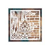 STENCİLTASARIM Stencil Tasarım Hd200- Dekoratif Duvar, Eşya,kumaş,fayans Boyama Şablonları 30x30 Cm