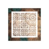 STENCİLTASARIM Stencil Tasarım Hd242 Seramik, Mandala- Dekoratif Duvar, Eşya, Fayans,kumaş Boyama Şablonları