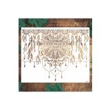 STENCİLTASARIM Stencil Tasarım Hd274 Mix Duvar- Dekoratif Duvar, Eşya, Fayans,kumaş Boyama Şablonları 80x100cm