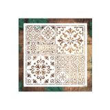 STENCİLTASARIM Stencil Tasarım HD283 - Dekoratif Duvar, Eşya, Fayans,kumaş Boyama Şablonları