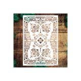 STENCİLTASARIM Stencil Tasarım HD298 Etnik Kilim - Dekoratif Duvar, Fayans Ve Eşya Boyama Şablonları