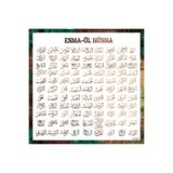STENCİLTASARIM Stencil Tasarım IS055 Esma-ül HÜSNA Duvar Ahşap Cam Kumaş Boyama Deseni
