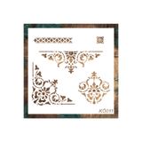 STENCİLTASARIM Stencil Tasarım Kö011 Boyama Şablonu - Dekoratif Duvar Ve Eşya Boyama Şablonları