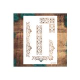 STENCİLTASARIM Stencil Tasarım Kö037 Köşe, Kenar Desen- Dekoratif Duvar, Fayans Ve Eşya Boyama Şablonları 21x30cm
