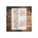 STENCİLTASARIM Stencil Tasarım Kö042 Boyama Şablonu - Dekoratif Duvar Ve Eşya Boyama Şablonları