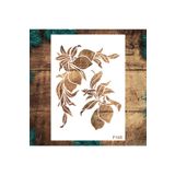 STENCİLTASARIM Stencil Tasarım Limon - Dekoratif Duvar Ve Eşya Boyama Şablonları 21 X 30 Cm F103