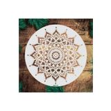 STENCİLTASARIM Stencil Tasarım Ma117 Mandala - Dekoratif Duvar Ve Eşya Boyama Şablonları 30x30 Cm