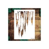 STENCİLTASARIM Stencil Tasarım Mıx045 Duvar Ahşap Cam Boyama Deseni