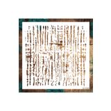 STENCİLTASARIM Stencil Tasarım Mıx048 - Dekoratif Duvar, Fayans Ve Eşya Boyama Şablonları 25x25cm