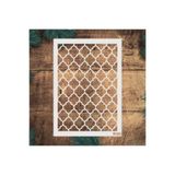 STENCİLTASARIM Stencil Tasarım R002 Fas Deseni Boyama Şablonu - Dekoratif Duvar Ve Eşya Boyama Şablonları
