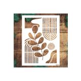 STENCİLTASARIM Stencil Tasarım S274 Bohem Soyut Desen- Dekoratif Duvar, Eşya,kumaş,fayans Boyama Şablonları