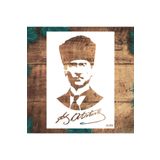 STENCİLTASARIM Stencil Tasarım Sl009 Atatürk- Dekoratif Duvar, Fayans Ve Eşya Boyama Şablonları 21x30cm