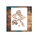 STENCİLTASARIM Stencil Tasarım Sl011 Siluet- Dekoratif Duvar, Fayans Ve Eşya Boyama Şablonları 21x30cm