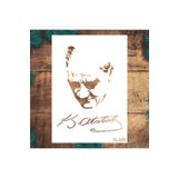 STENCİLTASARIM Stencil Tasarım Sl020 Atatürk- Dekoratif Duvar, Fayans Ve Eşya Boyama Şablonları 21x30cm