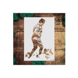 STENCİLTASARIM Stencil Tasarım Sl042 Atatürk Kocatepe De - Dekoratif Duvar Ve Eşya Boyama Şablonları 21x30 Cm