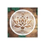 STENCİLTASARIM Stencil Tasarım YU096 Lotus Duvar Ahşap Cam Kumaş Boyama Şablonu