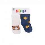 Step 10145 2'li Karışık Renkli Bear Soket Çorap