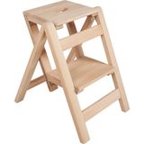 Step Apollo 2 Katlanabilir Merdiven Tabure (2 Basamaklı) - Ahşap - 1 ADET